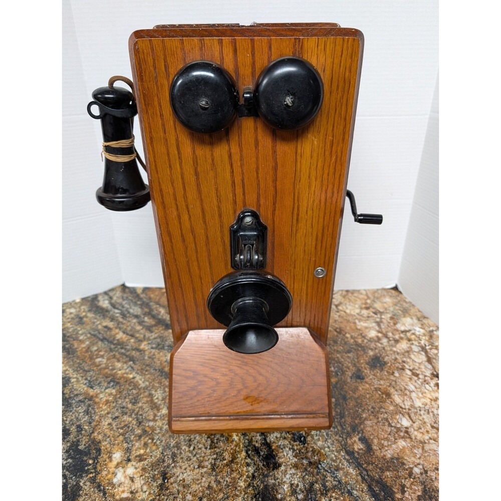 Antique Western Electric Wall Crank Telephone